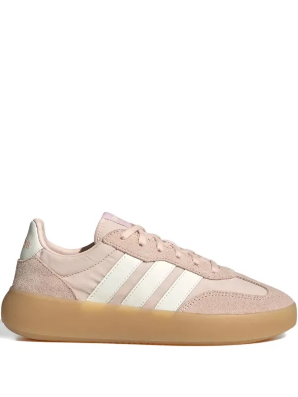 Adidas Barreda Decode Low Top Gum Sole Sneakers Light Pink Suede Size 8.5